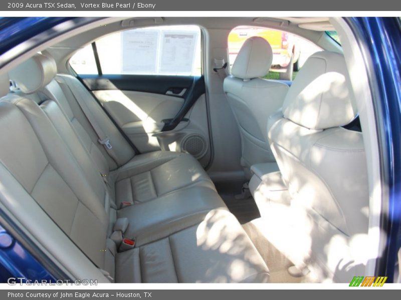 Vortex Blue Pearl / Ebony 2009 Acura TSX Sedan