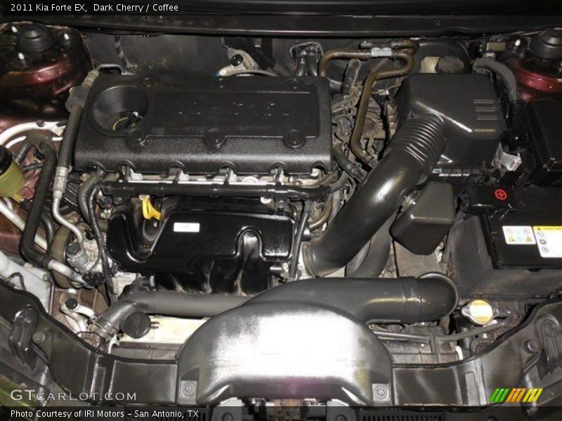 Dark Cherry / Coffee 2011 Kia Forte EX