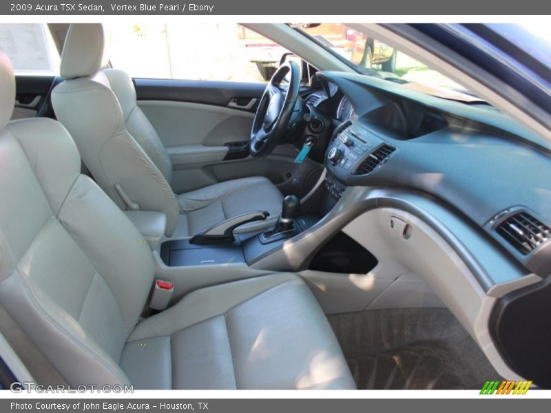Vortex Blue Pearl / Ebony 2009 Acura TSX Sedan