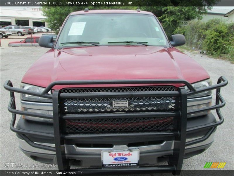Sport Red Metallic / Tan 2005 Chevrolet Silverado 1500 LS Crew Cab 4x4