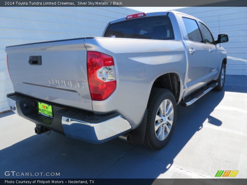 Silver Sky Metallic / Black 2014 Toyota Tundra Limited Crewmax