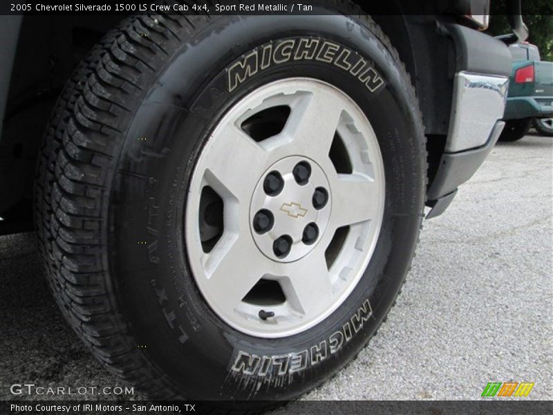 Sport Red Metallic / Tan 2005 Chevrolet Silverado 1500 LS Crew Cab 4x4