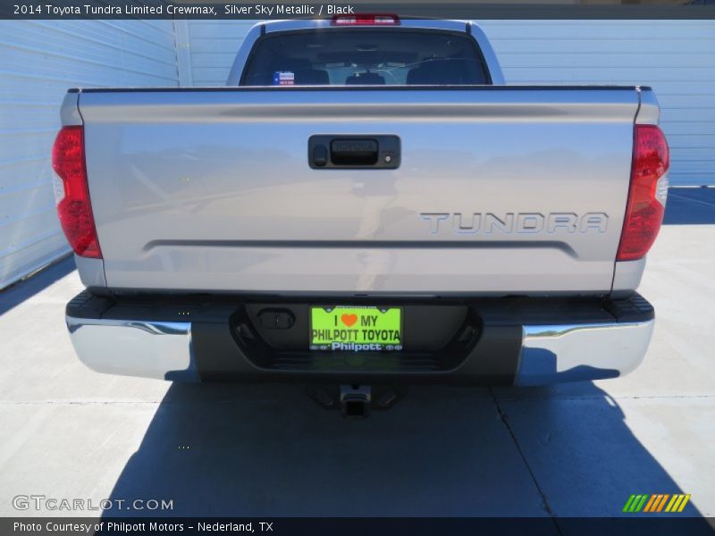 Silver Sky Metallic / Black 2014 Toyota Tundra Limited Crewmax