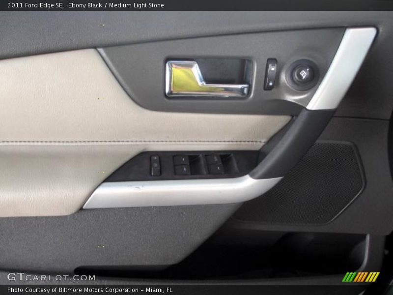 Ebony Black / Medium Light Stone 2011 Ford Edge SE