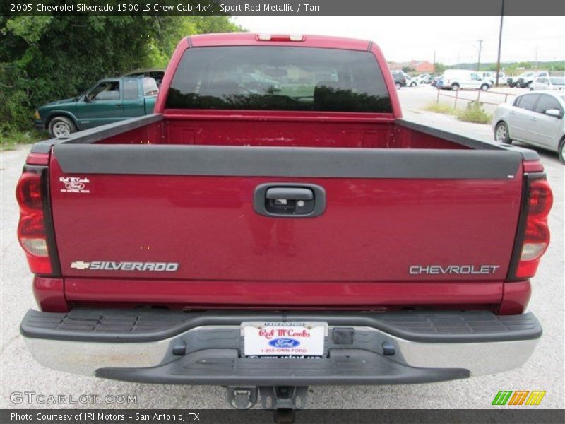 Sport Red Metallic / Tan 2005 Chevrolet Silverado 1500 LS Crew Cab 4x4
