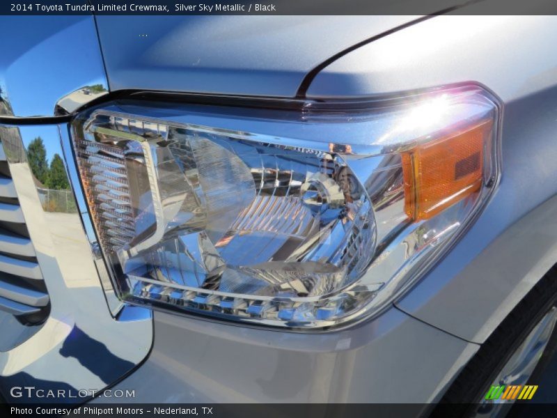 Silver Sky Metallic / Black 2014 Toyota Tundra Limited Crewmax