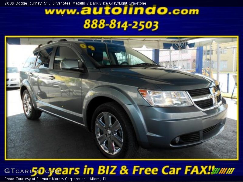 Silver Steel Metallic / Dark Slate Gray/Light Graystone 2009 Dodge Journey R/T