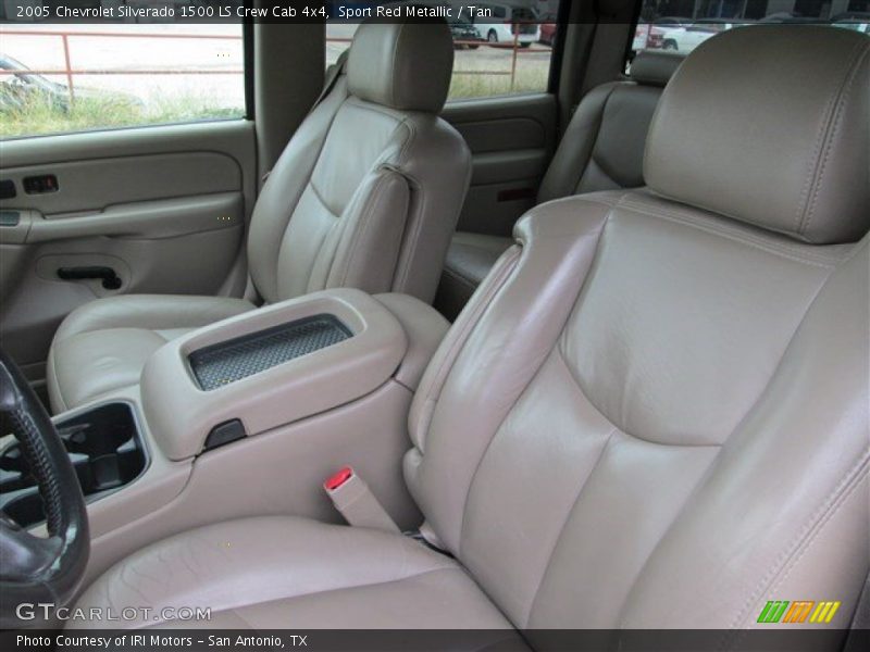 Sport Red Metallic / Tan 2005 Chevrolet Silverado 1500 LS Crew Cab 4x4