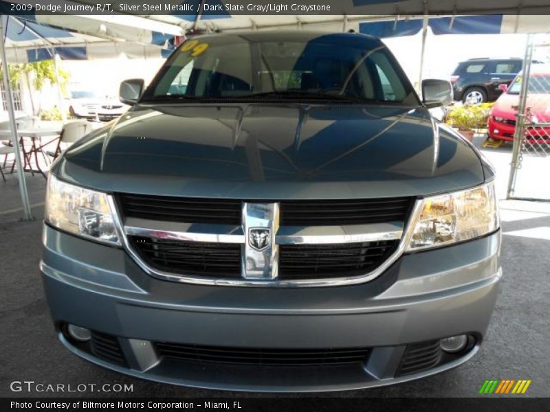 Silver Steel Metallic / Dark Slate Gray/Light Graystone 2009 Dodge Journey R/T