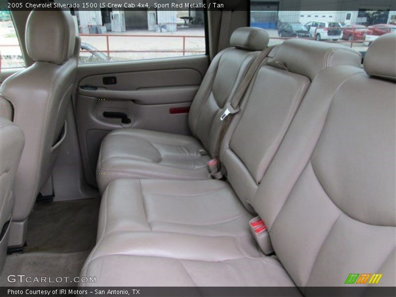 Sport Red Metallic / Tan 2005 Chevrolet Silverado 1500 LS Crew Cab 4x4