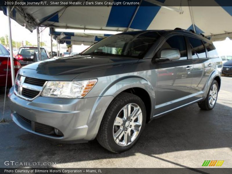 Silver Steel Metallic / Dark Slate Gray/Light Graystone 2009 Dodge Journey R/T