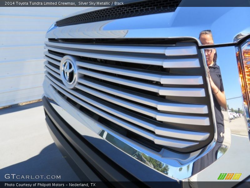 Silver Sky Metallic / Black 2014 Toyota Tundra Limited Crewmax
