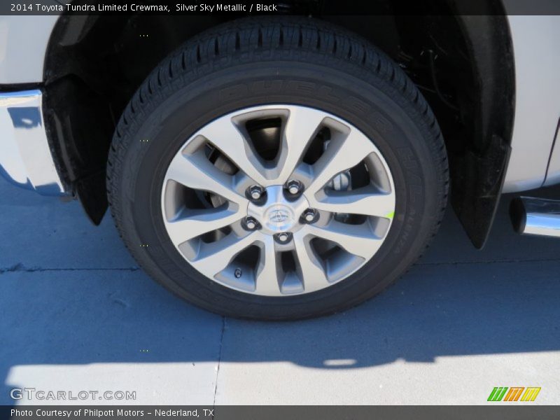 Silver Sky Metallic / Black 2014 Toyota Tundra Limited Crewmax