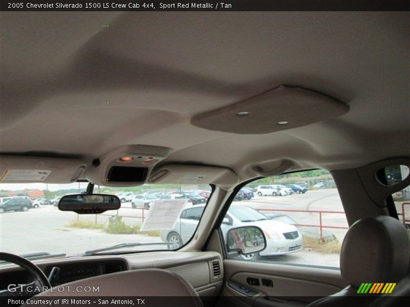 Sport Red Metallic / Tan 2005 Chevrolet Silverado 1500 LS Crew Cab 4x4