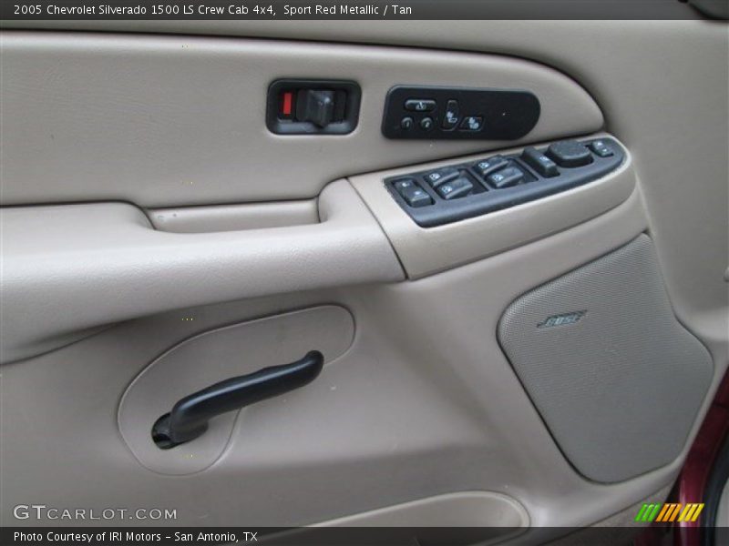 Sport Red Metallic / Tan 2005 Chevrolet Silverado 1500 LS Crew Cab 4x4