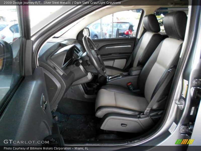 Silver Steel Metallic / Dark Slate Gray/Light Graystone 2009 Dodge Journey R/T