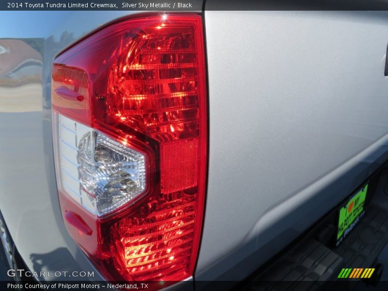 Silver Sky Metallic / Black 2014 Toyota Tundra Limited Crewmax