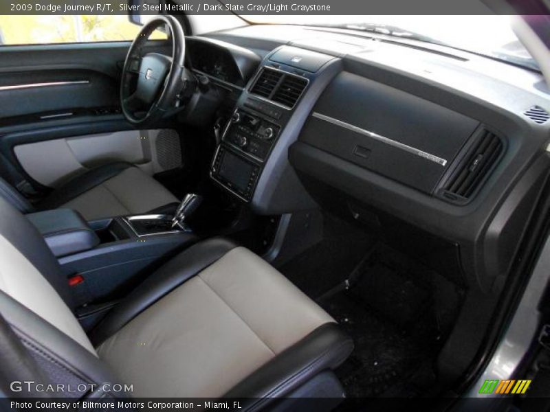Silver Steel Metallic / Dark Slate Gray/Light Graystone 2009 Dodge Journey R/T