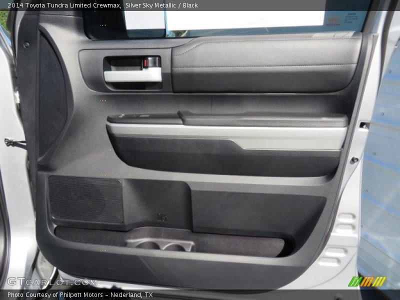 Silver Sky Metallic / Black 2014 Toyota Tundra Limited Crewmax