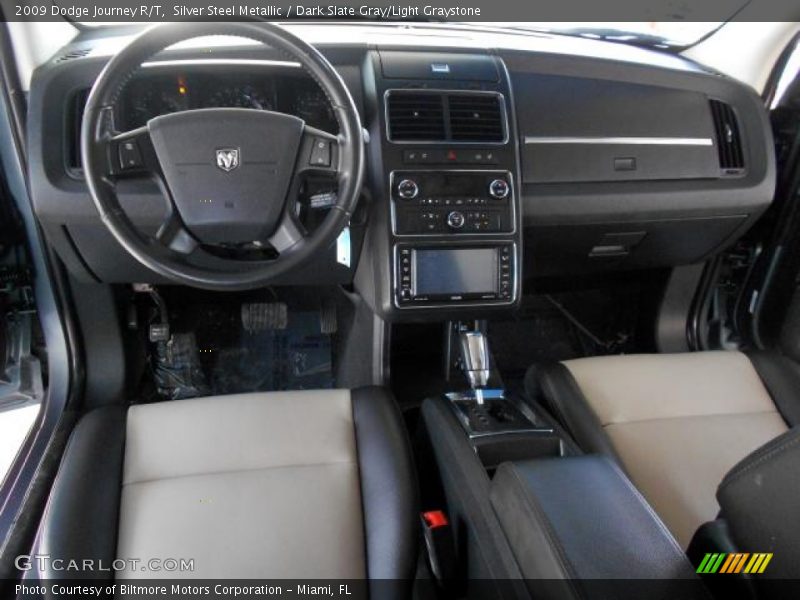 Silver Steel Metallic / Dark Slate Gray/Light Graystone 2009 Dodge Journey R/T