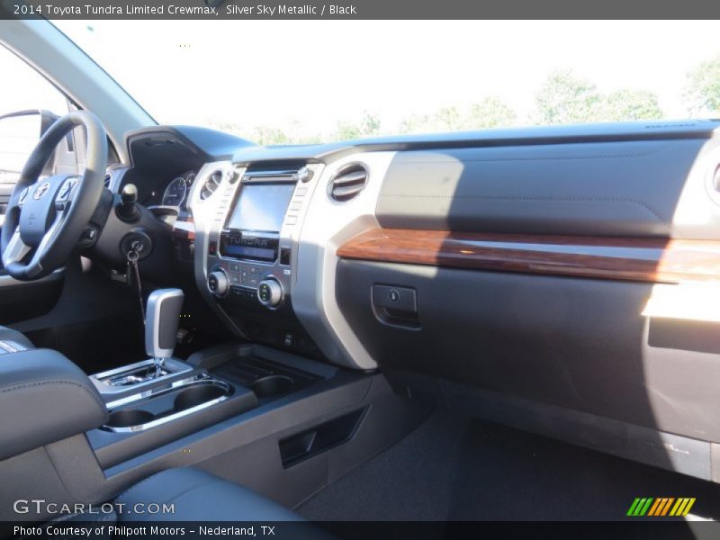 Silver Sky Metallic / Black 2014 Toyota Tundra Limited Crewmax