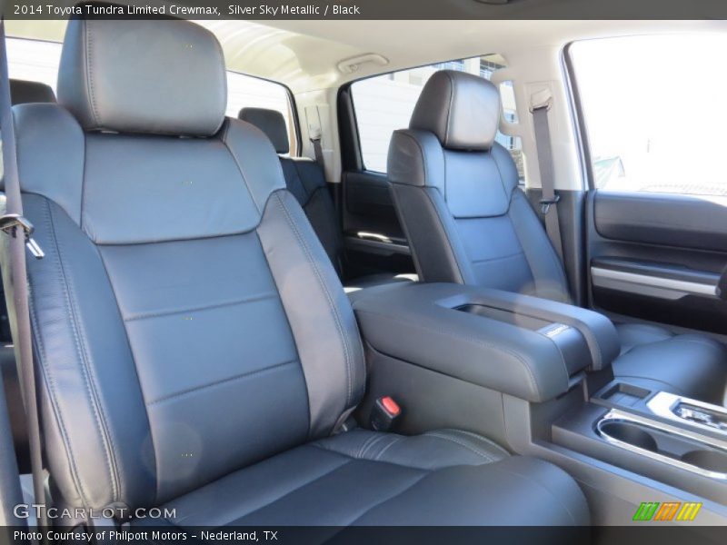 Silver Sky Metallic / Black 2014 Toyota Tundra Limited Crewmax