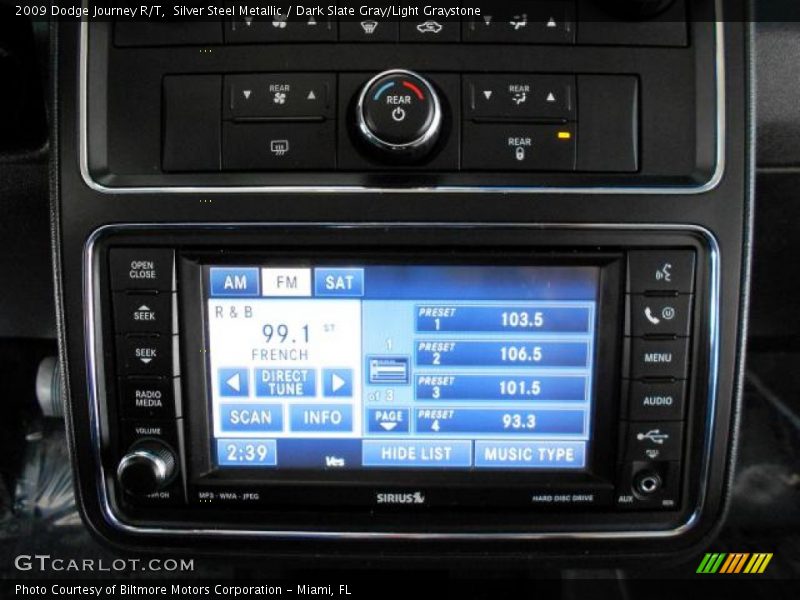Silver Steel Metallic / Dark Slate Gray/Light Graystone 2009 Dodge Journey R/T