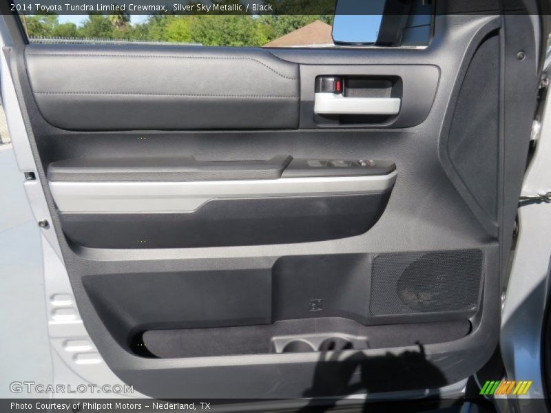 Silver Sky Metallic / Black 2014 Toyota Tundra Limited Crewmax