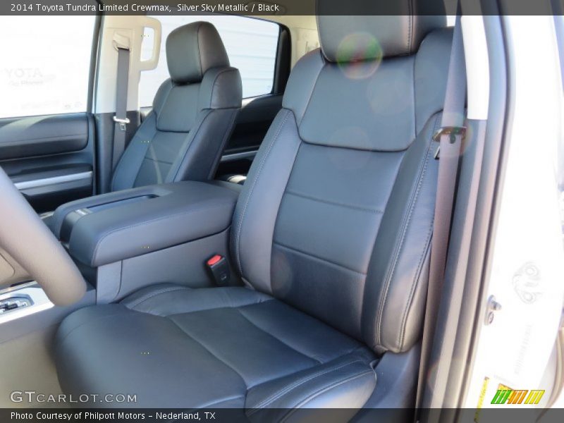 Silver Sky Metallic / Black 2014 Toyota Tundra Limited Crewmax