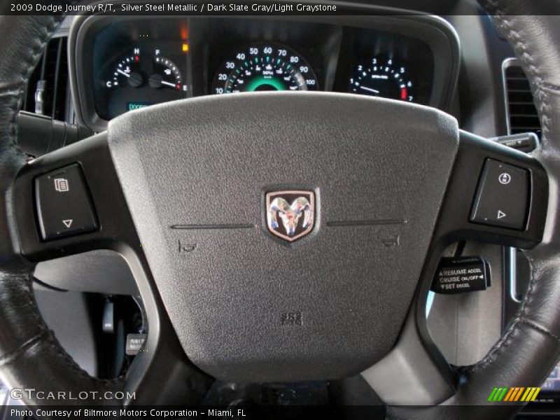Silver Steel Metallic / Dark Slate Gray/Light Graystone 2009 Dodge Journey R/T