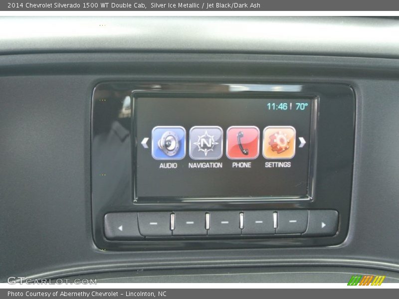 Silver Ice Metallic / Jet Black/Dark Ash 2014 Chevrolet Silverado 1500 WT Double Cab
