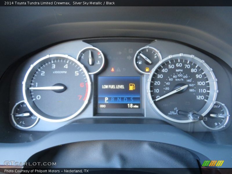  2014 Tundra Limited Crewmax Limited Crewmax Gauges