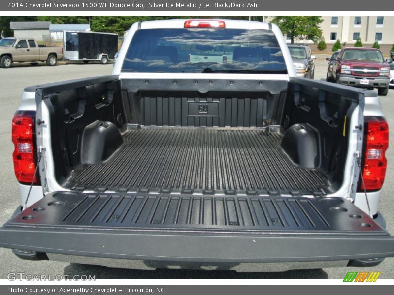 Silver Ice Metallic / Jet Black/Dark Ash 2014 Chevrolet Silverado 1500 WT Double Cab