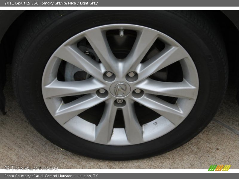 Smoky Granite Mica / Light Gray 2011 Lexus ES 350