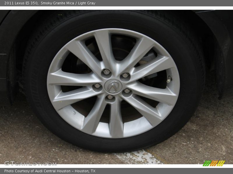 Smoky Granite Mica / Light Gray 2011 Lexus ES 350