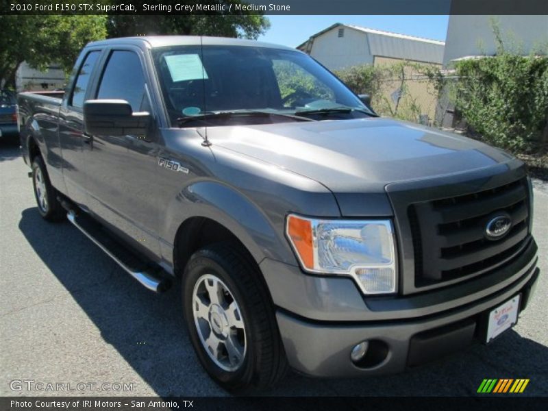 Sterling Grey Metallic / Medium Stone 2010 Ford F150 STX SuperCab