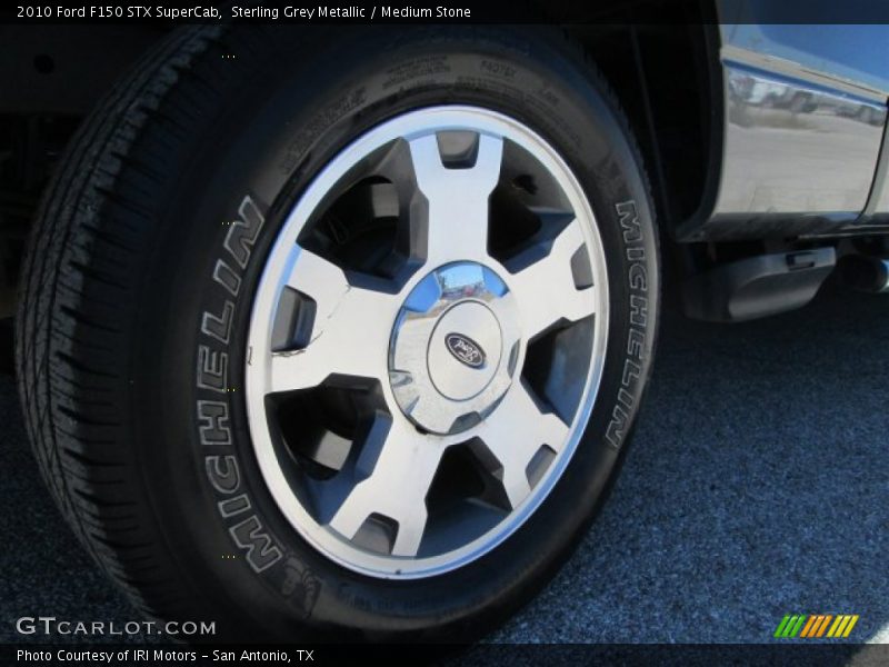 Sterling Grey Metallic / Medium Stone 2010 Ford F150 STX SuperCab