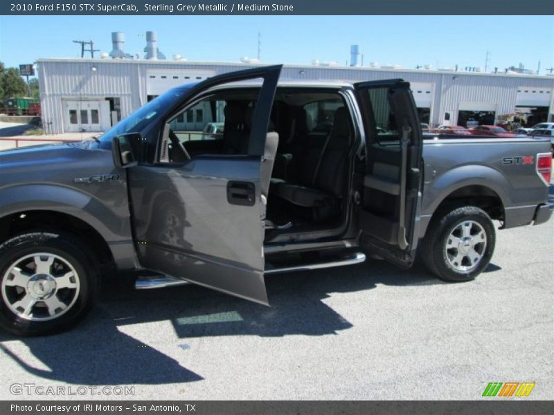 Sterling Grey Metallic / Medium Stone 2010 Ford F150 STX SuperCab
