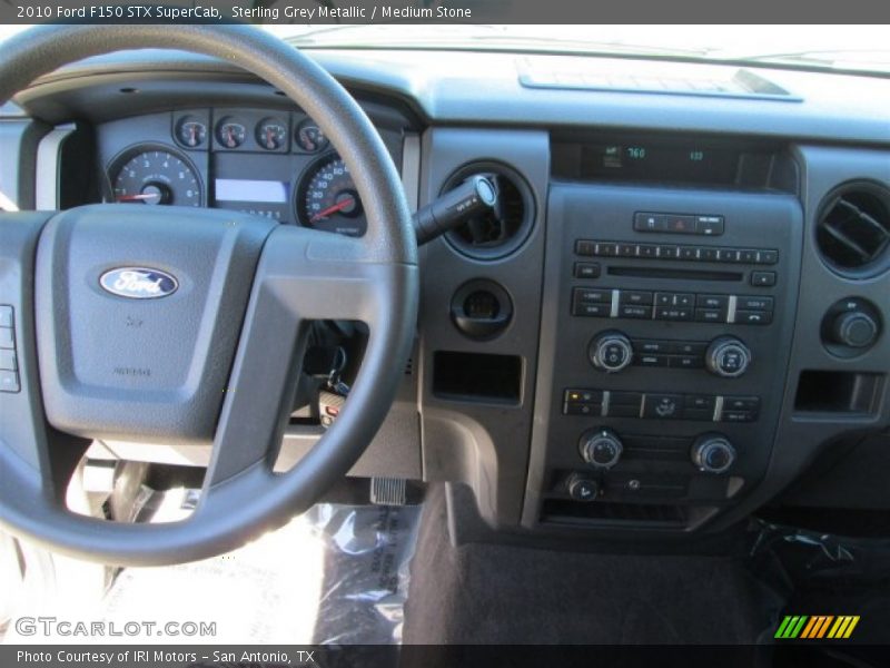 Sterling Grey Metallic / Medium Stone 2010 Ford F150 STX SuperCab