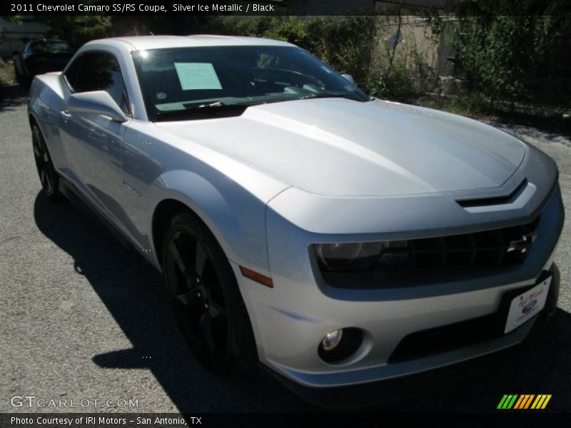 Silver Ice Metallic / Black 2011 Chevrolet Camaro SS/RS Coupe