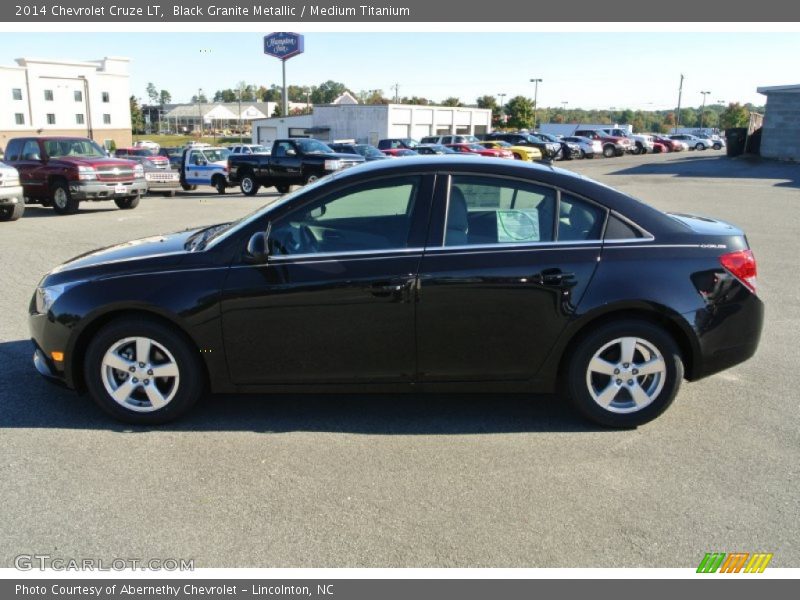 Black Granite Metallic / Medium Titanium 2014 Chevrolet Cruze LT