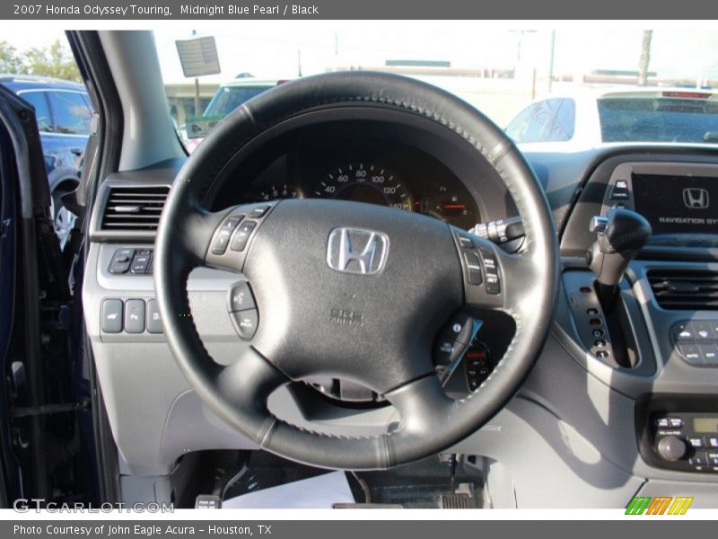 Midnight Blue Pearl / Black 2007 Honda Odyssey Touring