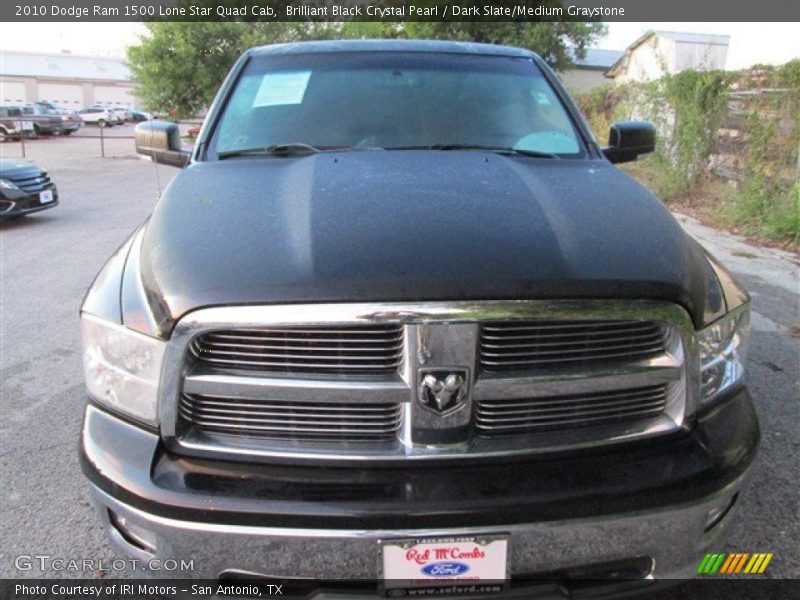 Brilliant Black Crystal Pearl / Dark Slate/Medium Graystone 2010 Dodge Ram 1500 Lone Star Quad Cab