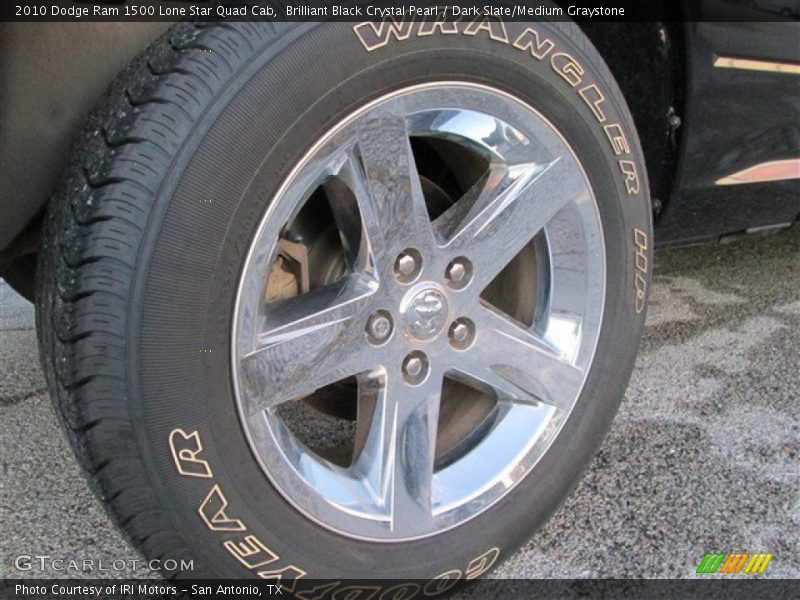 Brilliant Black Crystal Pearl / Dark Slate/Medium Graystone 2010 Dodge Ram 1500 Lone Star Quad Cab