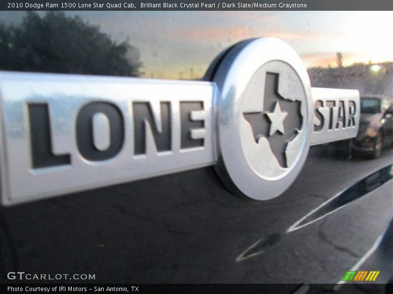 Brilliant Black Crystal Pearl / Dark Slate/Medium Graystone 2010 Dodge Ram 1500 Lone Star Quad Cab