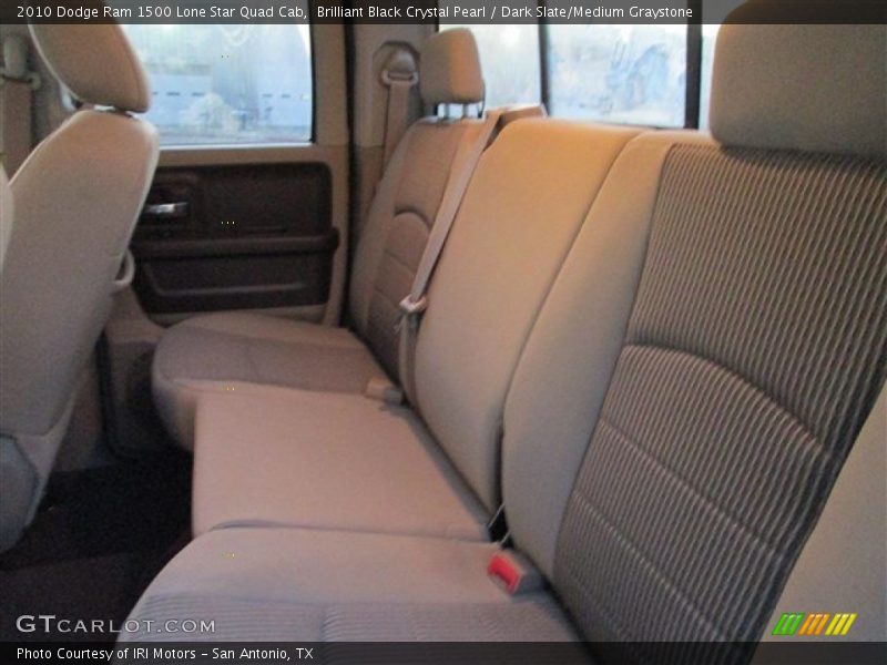 Brilliant Black Crystal Pearl / Dark Slate/Medium Graystone 2010 Dodge Ram 1500 Lone Star Quad Cab