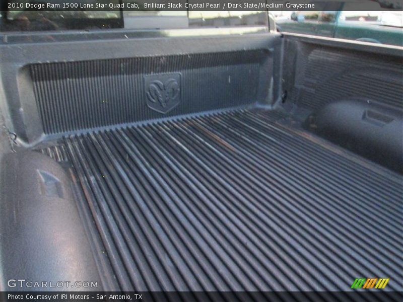 Brilliant Black Crystal Pearl / Dark Slate/Medium Graystone 2010 Dodge Ram 1500 Lone Star Quad Cab