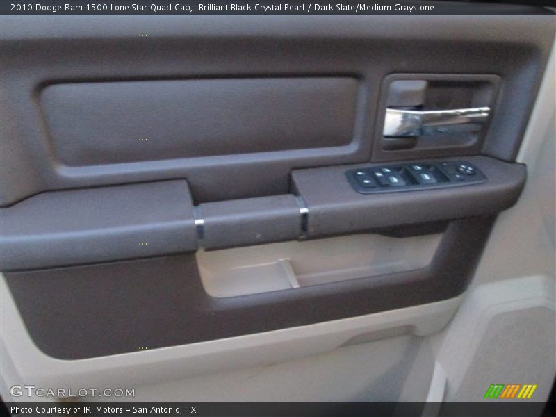 Brilliant Black Crystal Pearl / Dark Slate/Medium Graystone 2010 Dodge Ram 1500 Lone Star Quad Cab