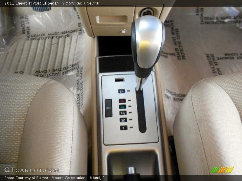 Victory Red / Neutral 2011 Chevrolet Aveo LT Sedan