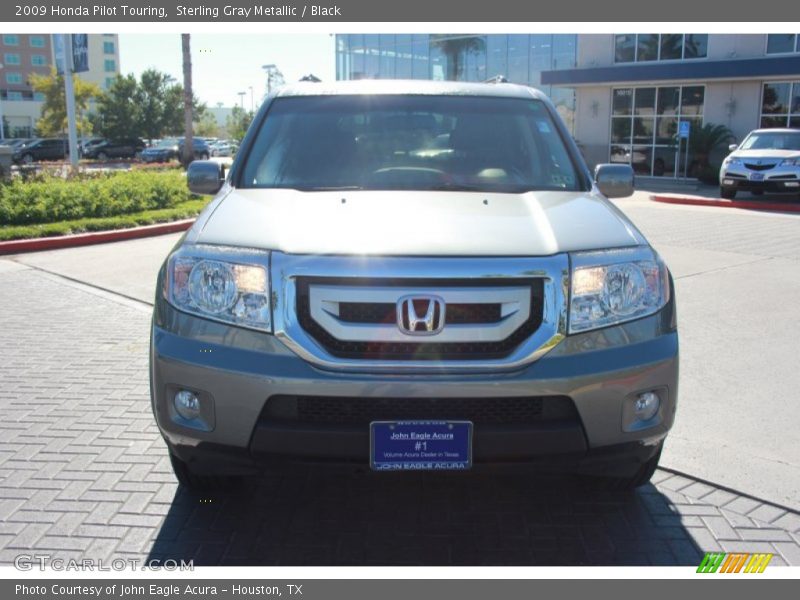 Sterling Gray Metallic / Black 2009 Honda Pilot Touring